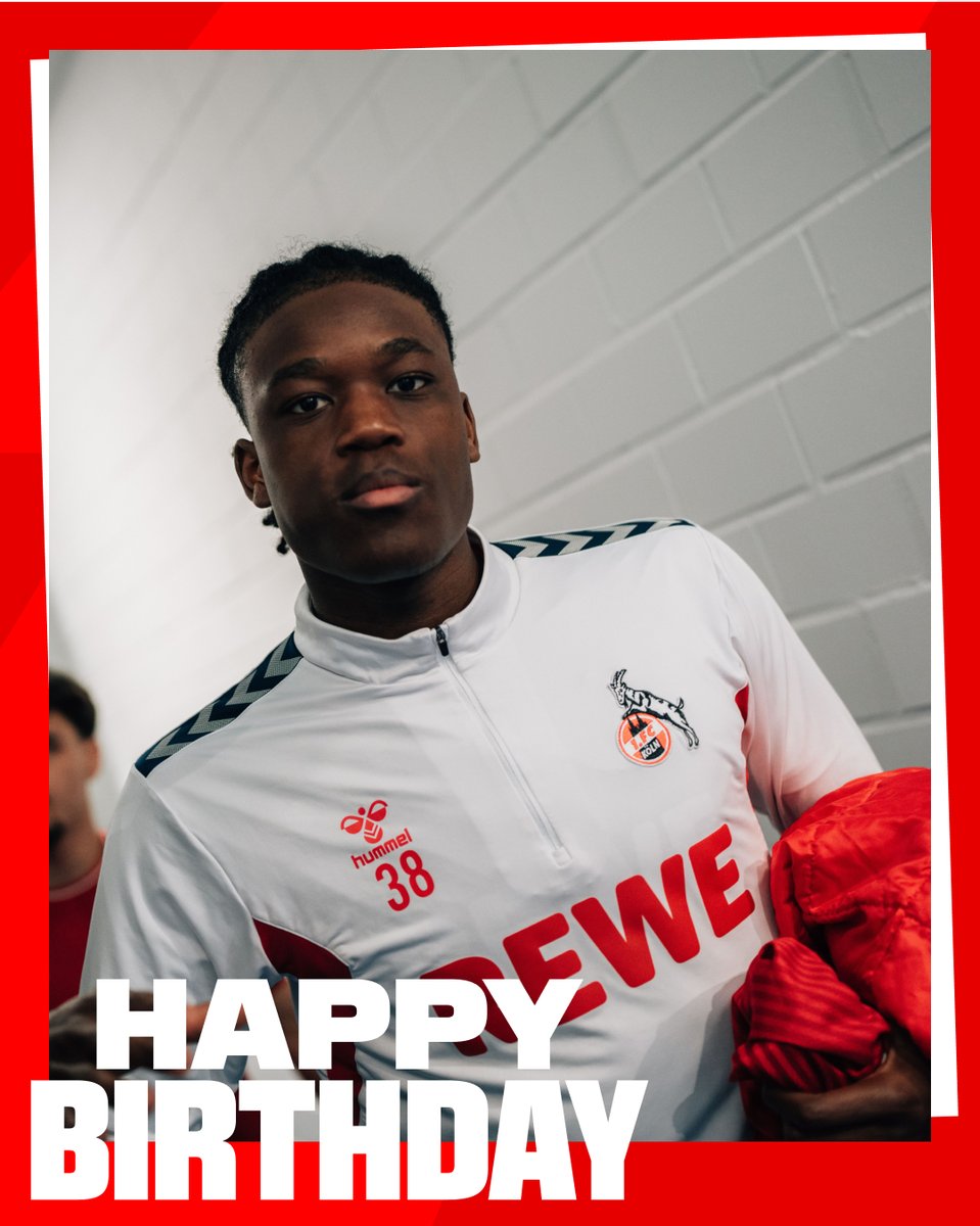 Elias Bakatukanda feiert heute seinen 20. Geburtstag. Herzlichen Glückwunsch, Ele! 🥳 ___ #effzeh