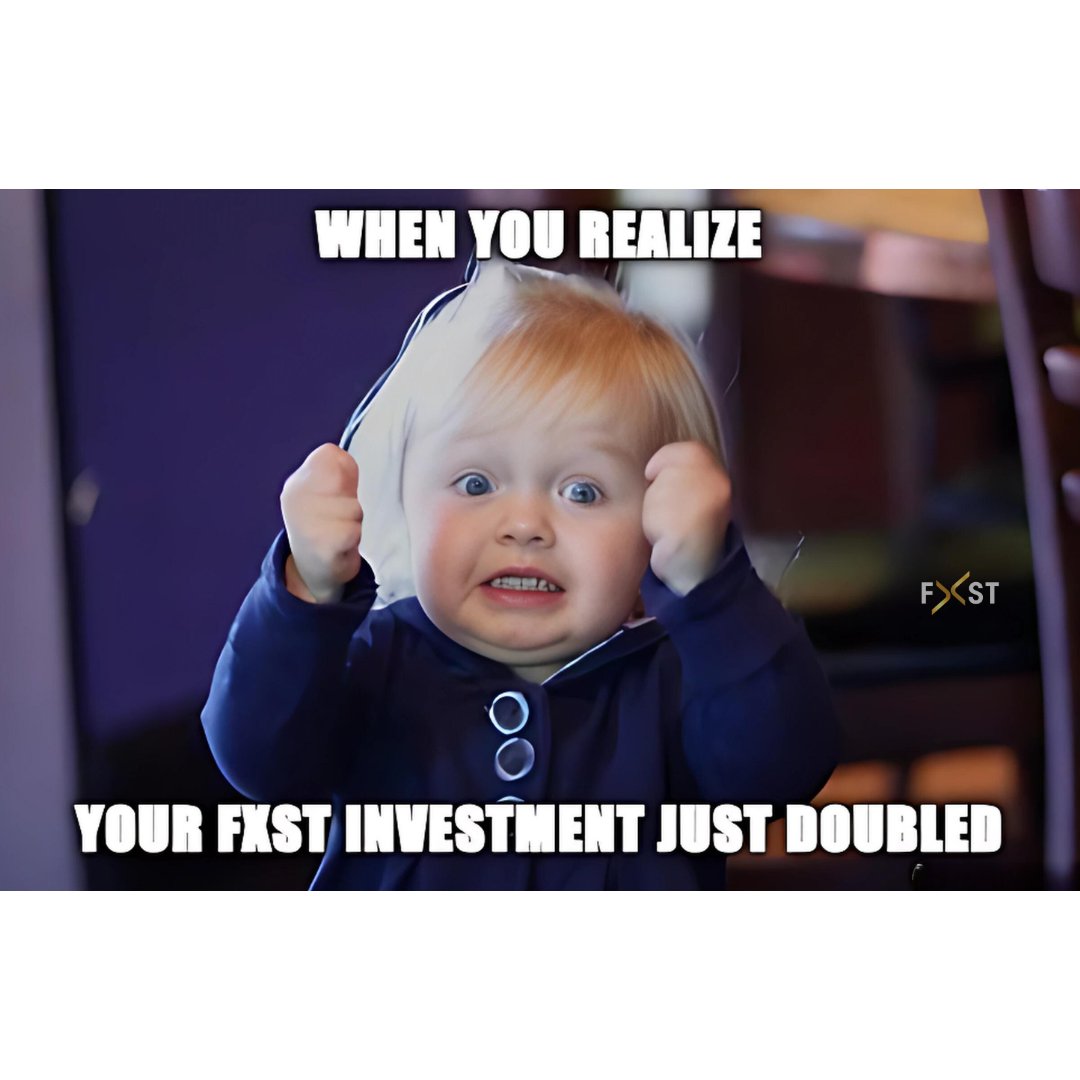 Patience pays off! Doubled my FXST investment and feeling fantastic! #fxst #fxsttoken #cryptomeme #CryptoCommunity