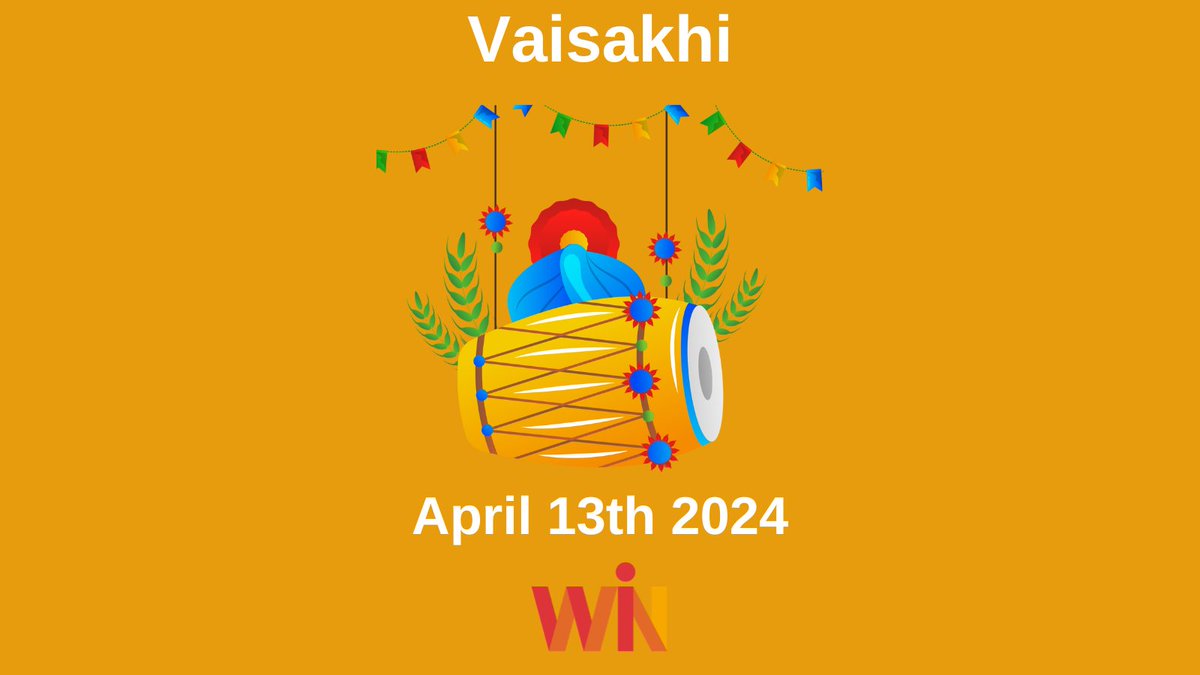 #Vaisakhi is a Sikh New Year festival celebrating Guru Gobind Singh establishing the #Khalsa: a community of committed followers of Sikh values. The festival is celebrated with dancing, drumming & distributing blessed food or through other acts of seva (service). #Sikhism