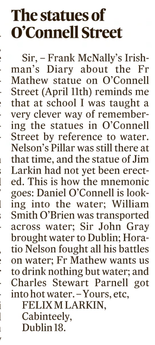 The newly notorious thumb of Father Mathew – now on view in our pop-up at 33 Lr Pembroke St – was the subject of a very amusing Irishman’s diary by @FrankmcnallyIT