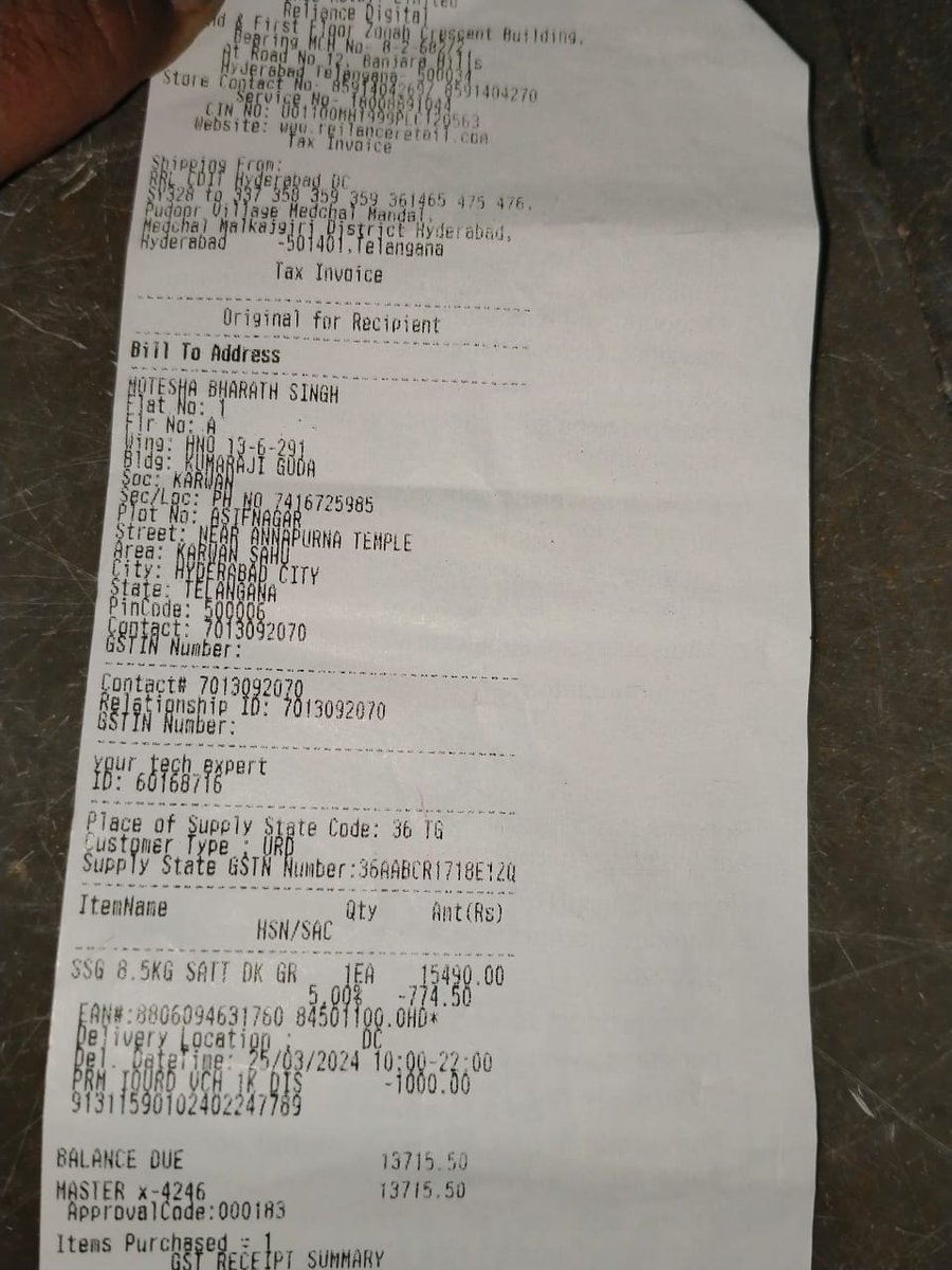 rks_DM_expert's tweet photo. @Samsung
Washing Machine baught on 24th April, 2024.  Found Damaged on 7th May 2024, no replacement, and no repair till now... 

while selling they say 1 month return policy.

@consumerforum_

Attaching all the details, this is horrible...  I, my near and dear will #BuycotSamsung https://t.co/PWuUDPNuHi
