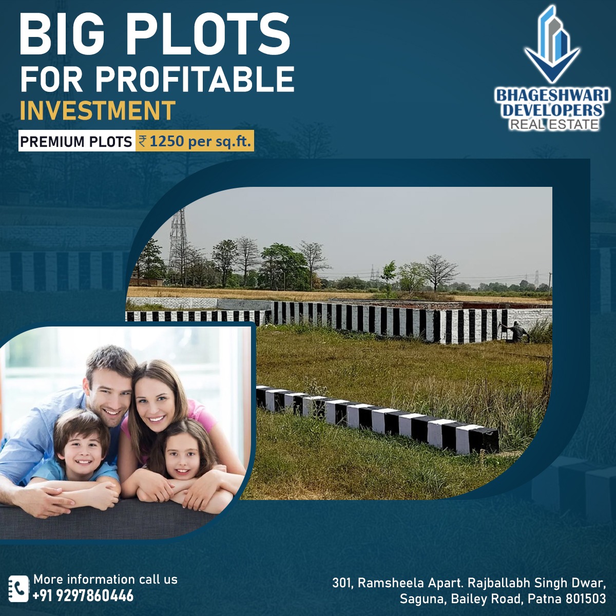 Discover the potential for profitable returns today. 🏞️💰 #RealEstateInvesting #ProfitablePlots 

Contact us now at +91 9297860446
Visit at bhageshwaridevelopers.com

#Bhageshwaridevelopers #plot #LandPlotsForSale #InvestInYourFuture #DreamPlot #InvestSmart #homes #patna #Bihar