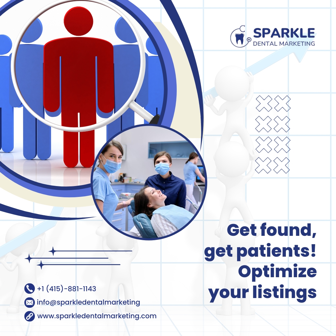 Increase your clinic's visibility and attract more patients with our dental listing management services. Stay ahead of the competition and dominate local search results!

#webdevelopment #dentalwebsite #dentalmarketing #marketingteam #PPC #payperclick #socialmedia #organicsocial