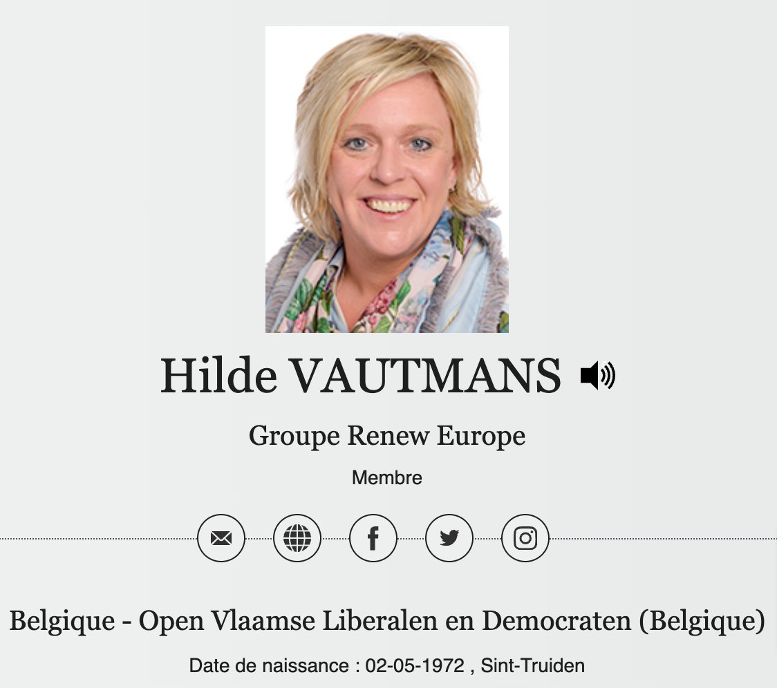 DEVOIR DE MÉMOIRE

🇧🇪🇪🇺 Hilde VAUTMANS  : Députée européenne belge, a voté contre la publication des contrats d'achat de vaccins covid.

👉 Lien de vérification europarl.europa.eu/doceo/document…
Suivre onglet 51 puis 21.2. A9-0414/2023 Jahrter Jahr - Après le § 14 - Am 6

NI OUBLI NI…