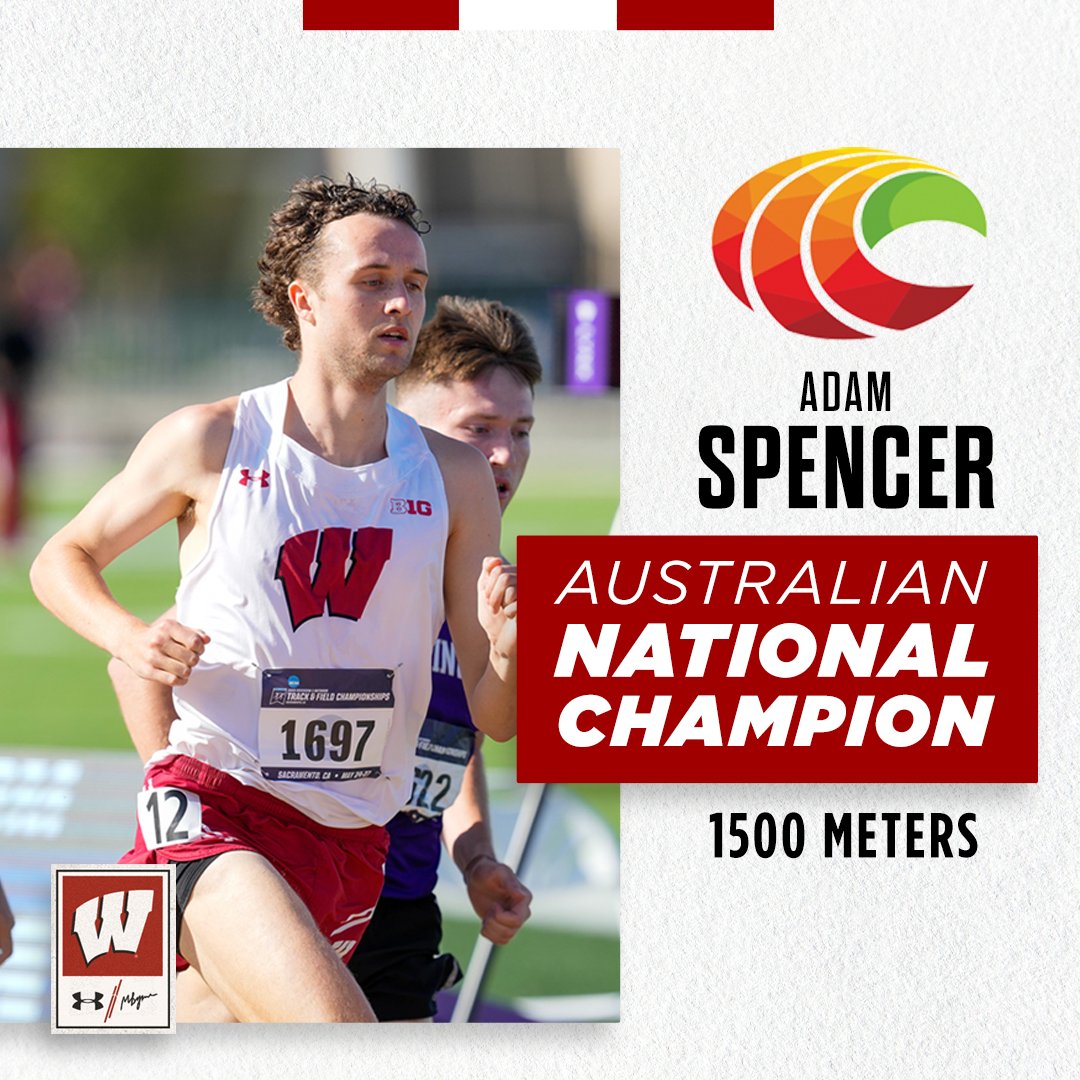 🇦🇺SPECTACULAR SPENCER🇦🇺

#Badgers Adam Spencer is the Australian National Champion in the 1500 Meters after winning the final in 3:37.68!

#Badgers || #OnWisconsin