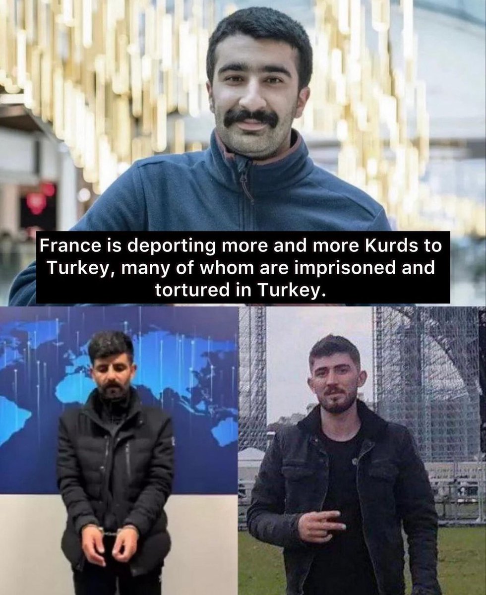 Shame on France!!! Turkey is one of the most dangerous states for Kurds. Many of these Kurds have fled Turkish state persecution and violence and arrived as refugee in France only to be handed over again to terrorist Turkey. The lives of every single one is in imminent danger!