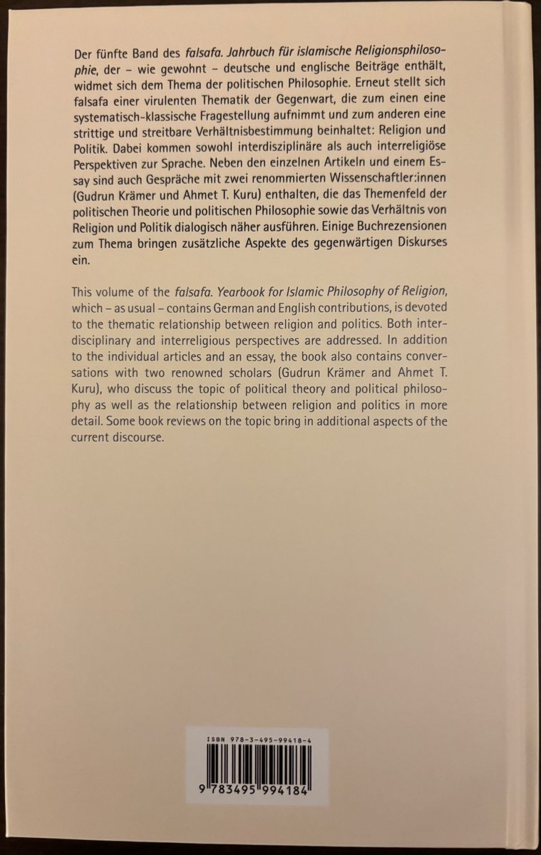 Is caliphate a sacred or historical concept? Are Islam & Christianity different regarding religion-state separation? Why is Ibn Khaldun a lost opportunity? My interview on Islamic Political Thought in Muenster University's Yearbook of Islamic Philosophy researchgate.net/publication/37…