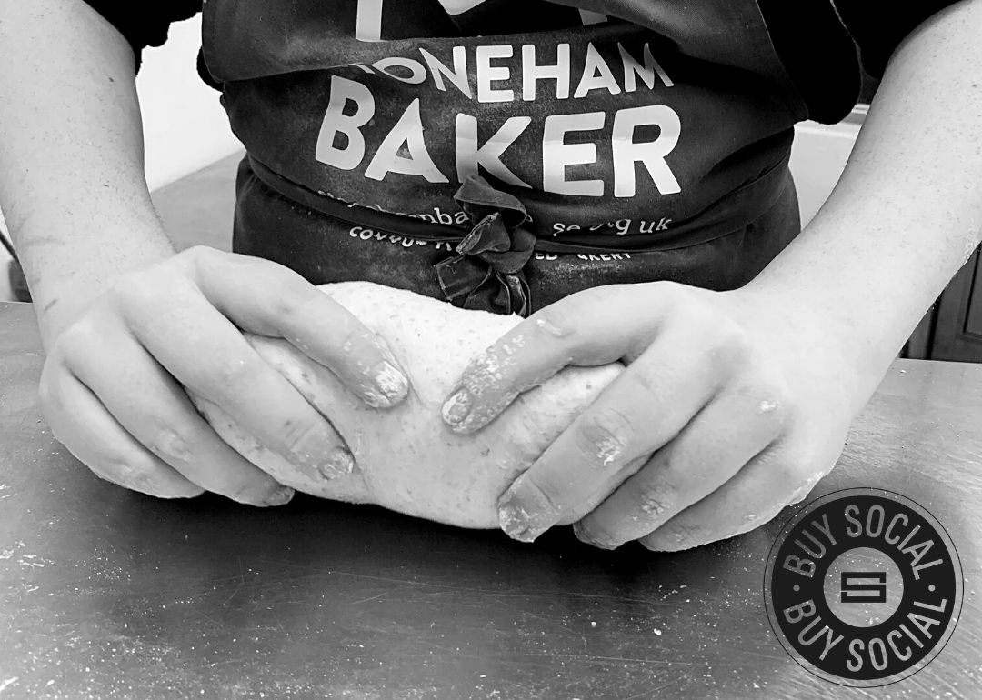 It's Saturday. By buying our bread you not only get a delicious loaf baked by our brilliant volunteer bakers, but you also help fund projects working with breadmaking to support  members of the community's wellbeing.   
#buysocial #buylocal #buybread