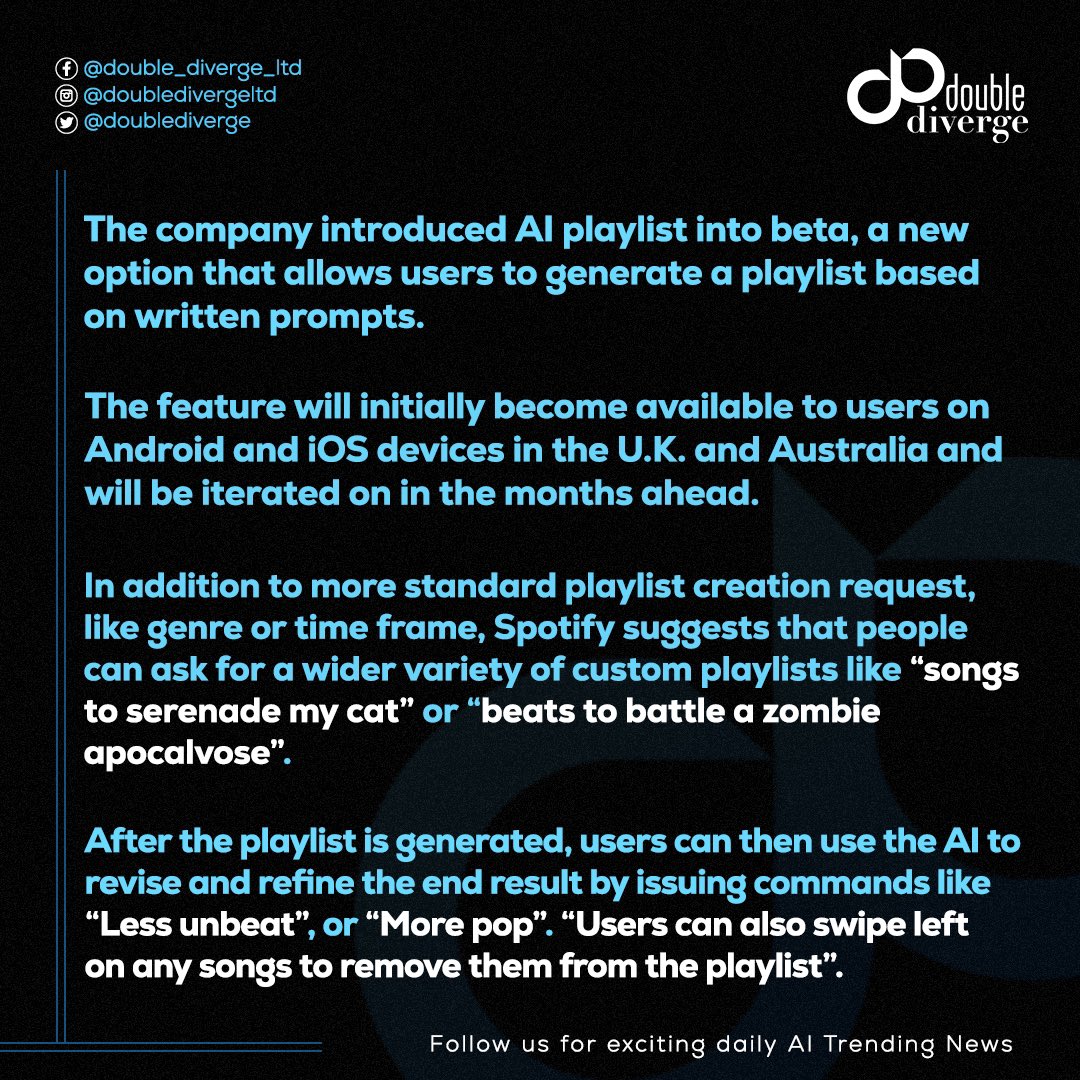 News Updates!!! 

#doublediverge #digitalservices #artificialintelligence  #website #itsupport #ainewsoftheday