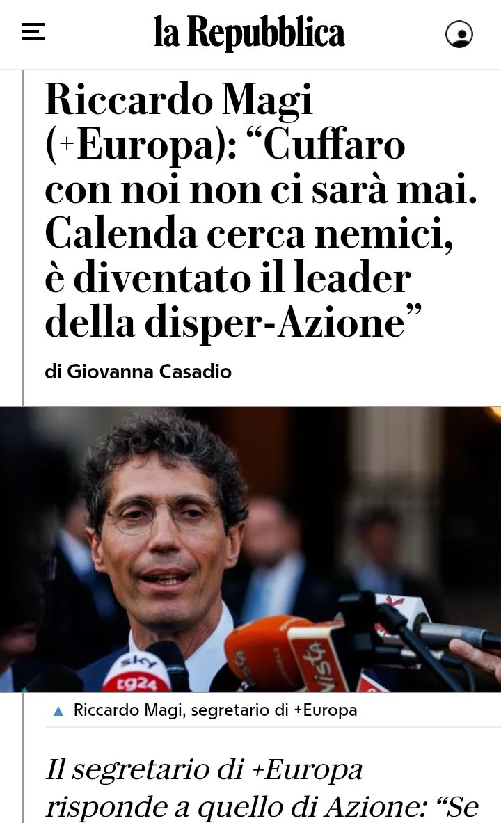 PalmiraMancuso2's tweet photo. E adesso cosa continuerà a scrivere @CarloCalenda nelle sue newsletter per convincere i "suoi" che non ha fatto l' ennesimo errore politico? #statiunitideuropa #Europee2024 #reneweurope https://t.co/dj85V2Ix4x