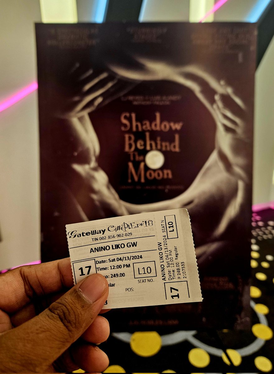 bwjohndc's tweet image. 🎞 71: #ShadowBehindTheMoon
Director: Jun Robles Lana

📍Gateway Cineplex 18, Gateway Mall
(with bonus Q&amp;amp;A)

#IdeaFirstEnlighTEN
#LJReyes #filmtwt