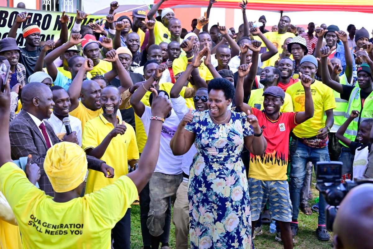 Happy are those who are merciful to others; God will be merciful to them! 📸@JaneBarekye on delivering free motorcycles to a certain group of young people in Luwero District. #MuseveniAtWork