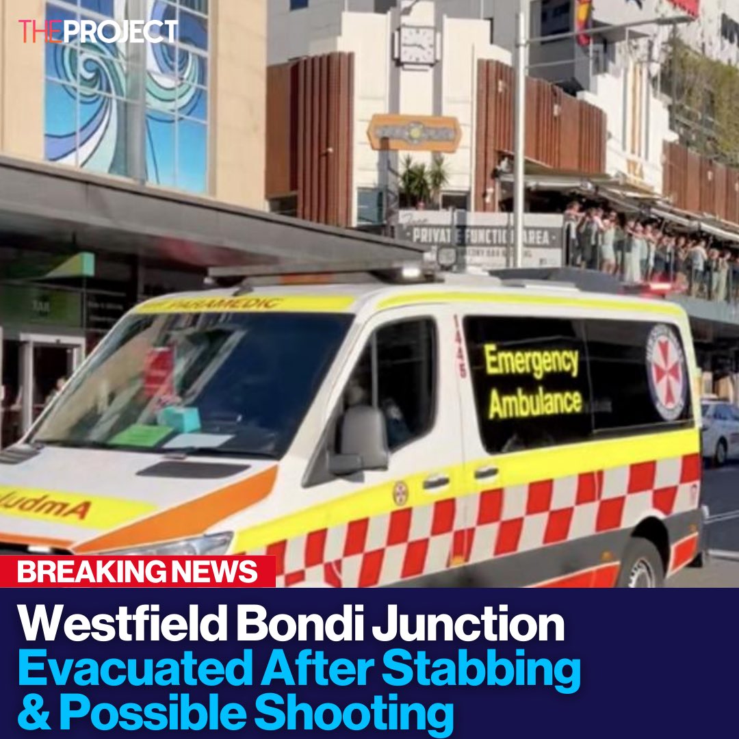 A major police operation is underway at Westfield Bondi Junction in Sydney after reports of multiple being stabbed and possible shooting.