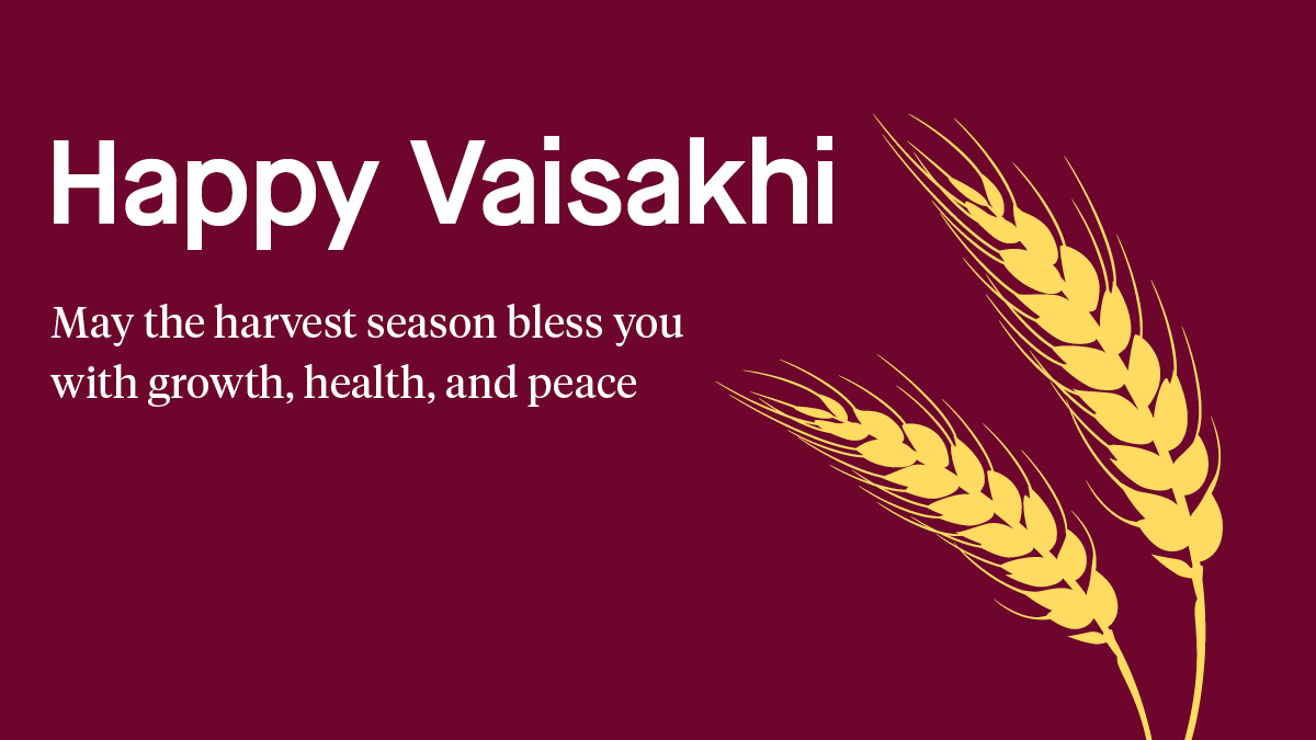 Happy Vaisakhi from the University of Leicester! 🎉 Wishing all who celebrate a harvest of joy, prosperity, and blessings. ਵਿਸਾਖੀ ਦੀ ਵਾਢੀ ਦੀਆਂ ਮੁਬਾਰਕਾਂ! 🌾 #Vaisakhi | #Vaisakhi2024