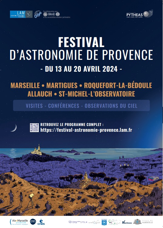 Top départ du Festival d'Astronomie ! 🌟 Plongez dans cet univers fascinant grâce à des animations gratuites, des conférences captivantes et des observations du ciel étoilé.

📅 Jusqu'au 17 avril
Tout le programme ici : bit.ly/3U97cMB