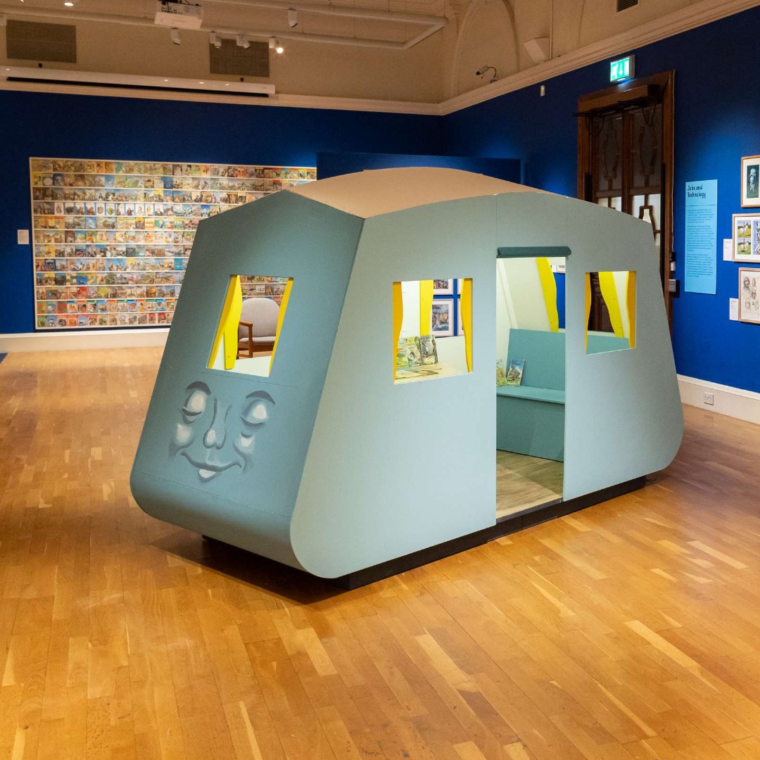 Catch The Wonderful World of the Ladybird Book Artists before it closes on Sunday. Tickets are available today and tomorrow - join us for one last chance to enjoy a classic book in our Coco the Caravan den and discover the work of these incredible artists. ow.ly/ZSvu50ReYTZ