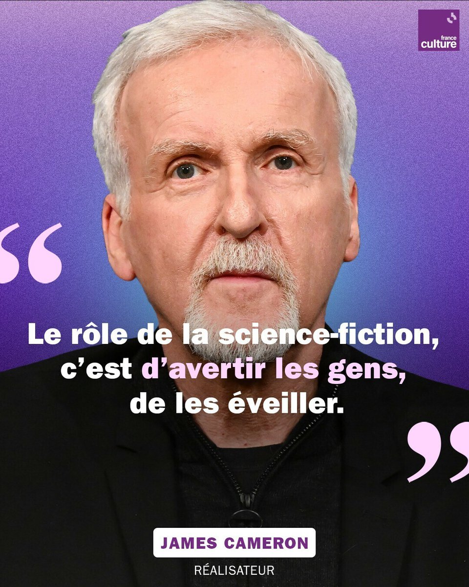 De "Terminator" à "Avatar", James Cameron repousse les frontières de l'imaginaire pour concrétiser sa vision des nouvelles technologies. Le tout sans jamais renoncer à une réflexion sur la nature humaine.
➡️ l.franceculture.fr/UGp