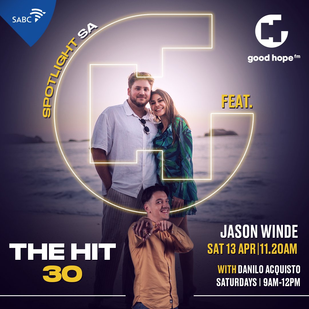 Today on #TheHit30 Composer and musician, #JasonWinde joins @Danilo_Acquisto on #SpotlightSA to chat about his debut single 'Forever' with #LouisesWiegers. He chats about how the pair went out of their comfort zones to make a song in a genre (amapiano) #capetownsoriginal❤📻