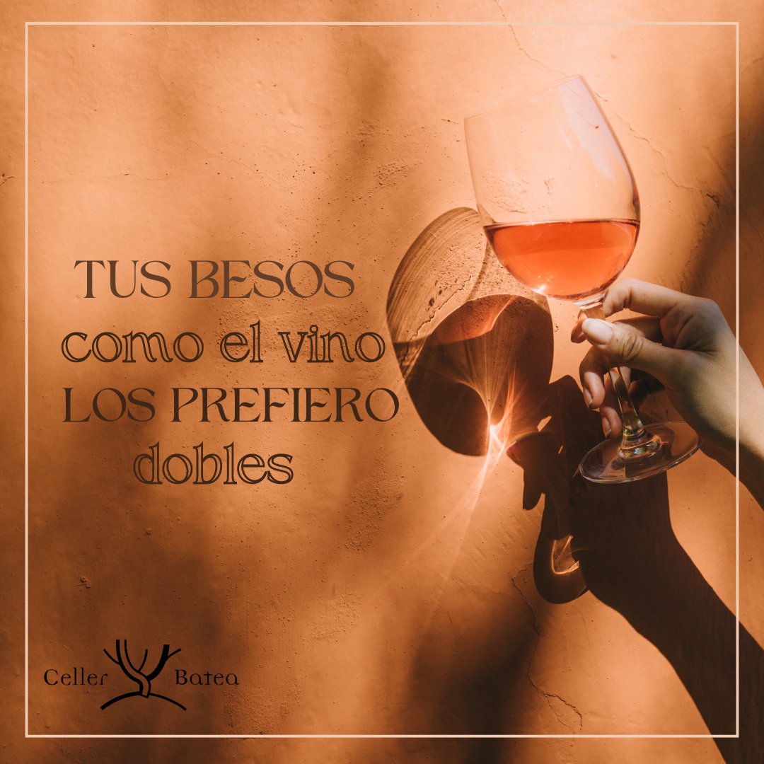 Feliç Dia Internacional del Petó 😘🍷
Feliz Día Internacional del Beso 😘🍷
Happy Kiss Day 😘🍷
#diainternacionaldelbeso #cellerbatea #parati #DOterraalta #wine #4you #fansDOTerraalta #grandesvinos #organicwines #winelovers #love #kissday
