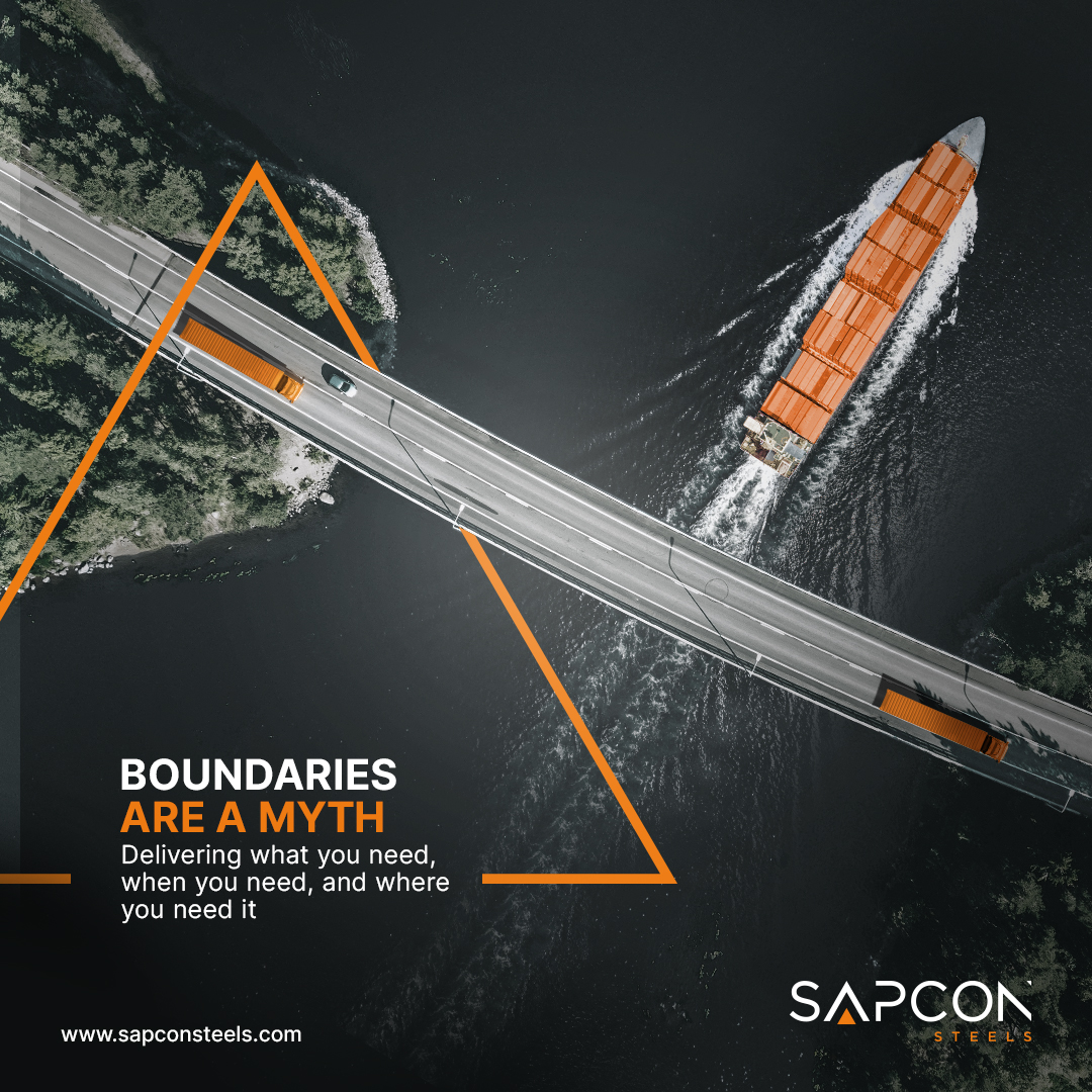 Sapcon Steels's network spans the length & breadth of India, ensuring seamless delivery to even the most remote locations. With strategically located warehouses and efficient logistics, we timely supply high-quality steel across India.

#SapconSteels #Sourcesmartersteels