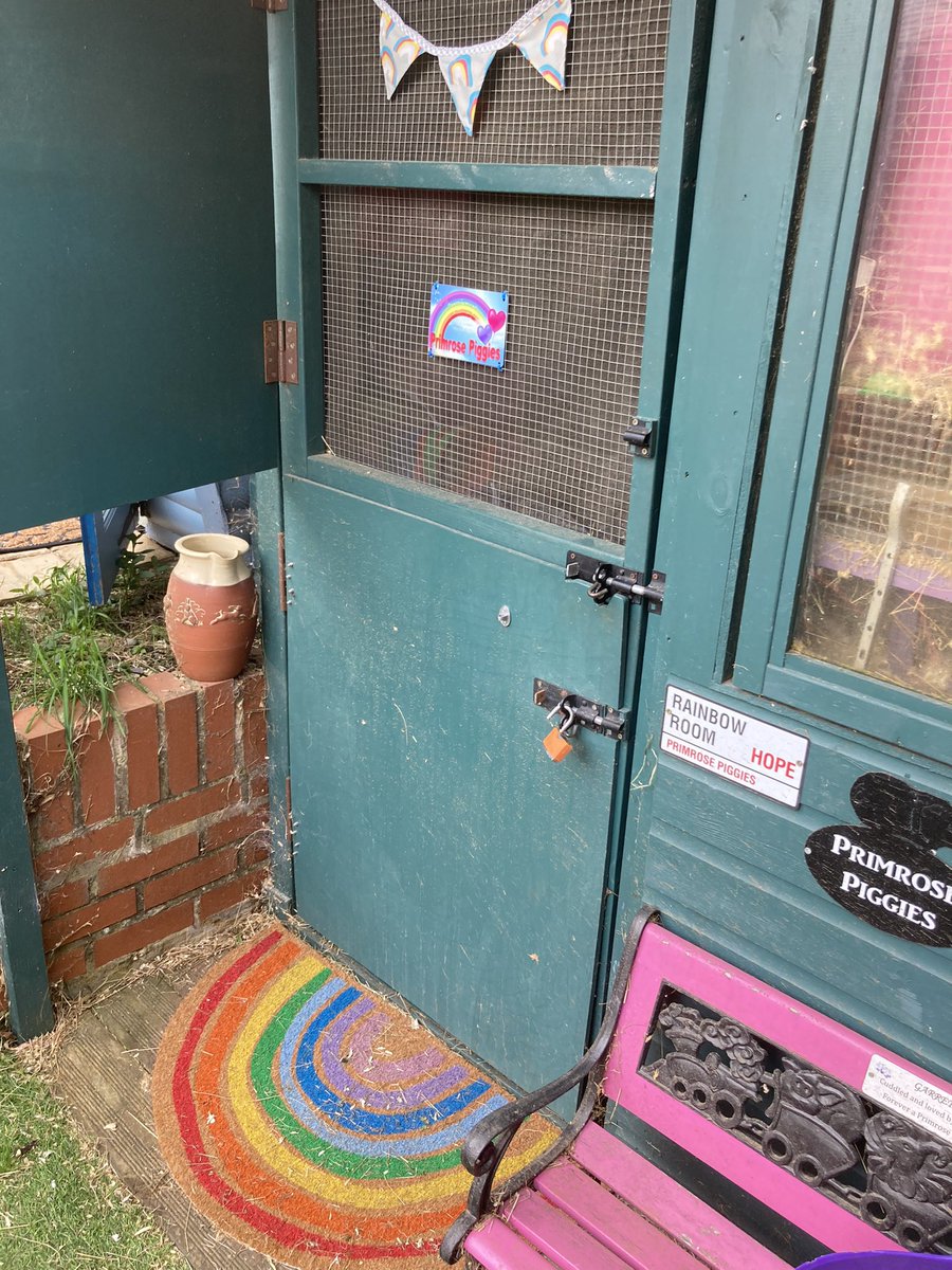 The Rainbow Room got a new doormat 🌈. It’s the little things that please us!😂😂🌈🌈🌈🌈🌈🌈🌈🌈🌈🌈🌈🌈🌈🌈🌈🌈🌈 #Rainbow #guineapig #sanctuary #bedfordshire