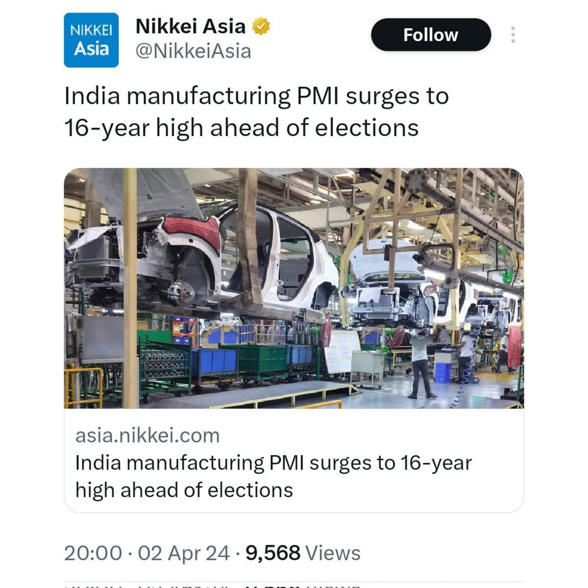 Under PM Shri @narendramodi ji's leadership, India reaches new heights: 📈 Manufacturing PMI hits 16-year high, driving economic growth & innovation. 💰 Forex reserves soar to record $649 billion, cementing financial stability & global influence. #IndiaRising #ModiKiGurantee