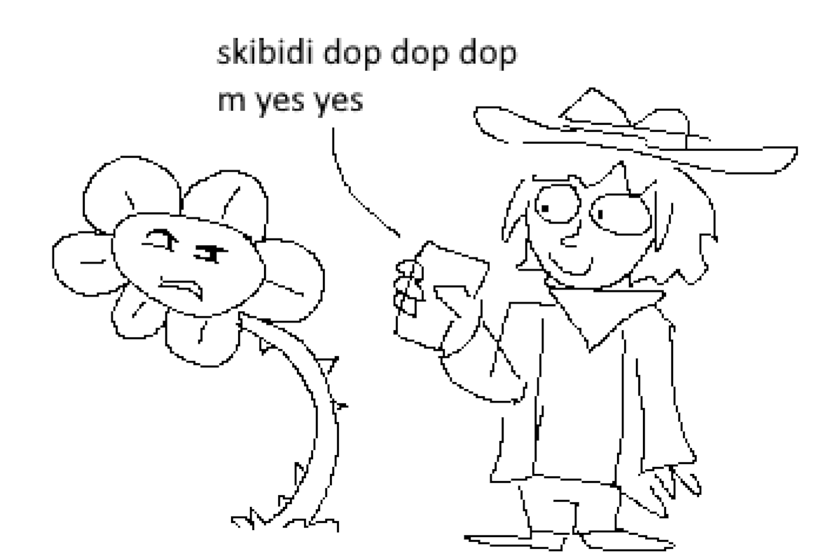 Claire_DeLoon's tweet image. #flowey #cloveruty #undertale #undertaleyellow