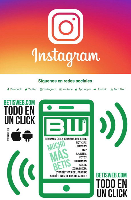 betisweb's tweet photo. 📌 Síguenos en Instagram https://t.co/Ei7uwld9yr
#todoenunclick https://t.co/hS3WNfREi3