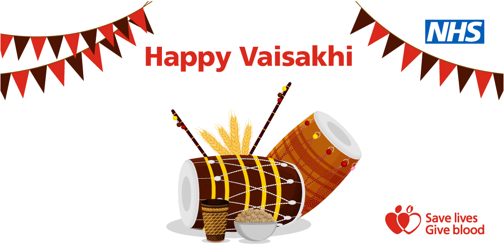 We're wishing a Happy #Vaisakhi to all our Sikh donors and supporters celebrating! We hope the spring festival brings you joy and happiness. 🥁