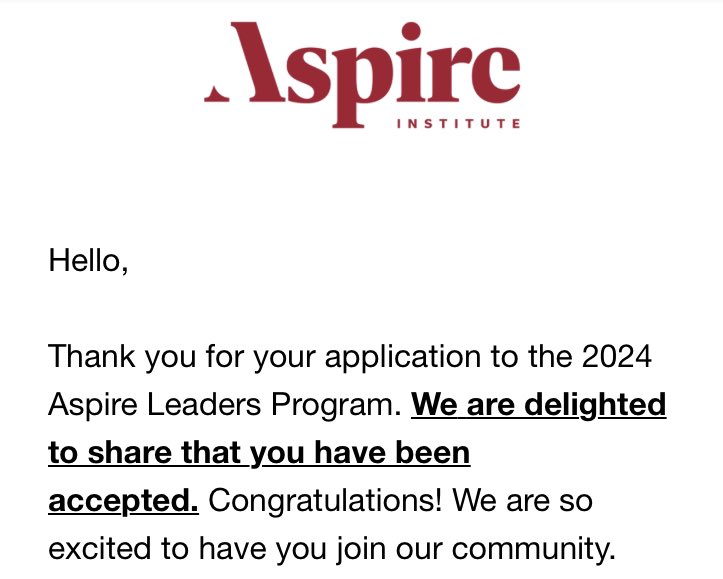 Harvard’ın aspire leaders programına kabul aldım 😭😭😭😭