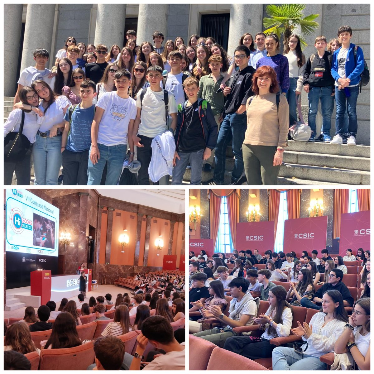 Col.Corazón de María (@codemagijon) on Twitter photo Gran éxito de partipación individual y por equipos del alumnado de 3º ESO <a href="/codemagijon/">Col.Corazón de María</a> en la final de la 7ª edición del concurso Hi Score Science celebrada en Madrid <a href="/CSIC/">CSIC</a>. Enhorabuena a todos los participantes y a su profesora <a href="/alonlau/">Laura</a>! 👏👏👏 <a href="/PedagogicosS/">Pedagogicos Claretianos de Santiago</a> #CodemaSTEAM Gran éxito de partipación individual y por equipos del alumnado de 3º ESO <a href="/codemagijon/">Col.Corazón de María</a> en la final de la 7ª edición del concurso Hi Score Science celebrada en Madrid <a href="/CSIC/">CSIC</a>. Enhorabuena a todos los participantes y a su profesora <a href="/alonlau/">Laura</a>! 👏👏👏 <a href="/PedagogicosS/">Pedagogicos Claretianos de Santiago</a> #CodemaSTEAM