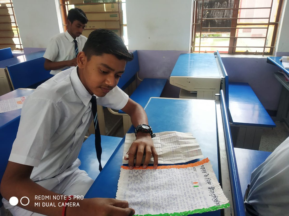 DehatJnv's tweet photo. Today, school level Prerana Utsav organised for the students of classes 9 to 12. The literary work and beautiful artwork showcased the marvelous creativity of the students . Prerana Utsav: A joyful journey towards creative expression #PreranaUtsav #Prerana @PreranaELP https://t.co/pHAZpDLhNB
