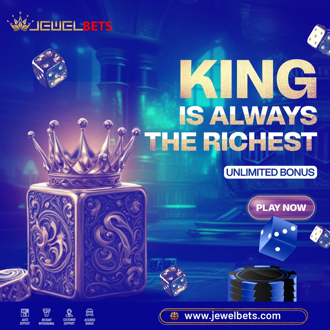 King is always the richest 👑 cutt.ly/loginjewel . . #jewelbet #winningstreak #gametimefun #profitableplay #sparkleandshine #luckycharm #gamechanger #luckyday #winbig #feelinglucky #playandwin #jackpotwinner