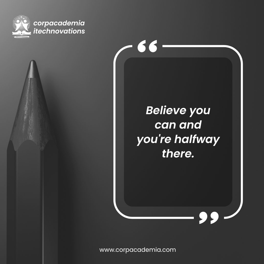 Start your week with a clear mind!⚡️ #motivation #motivation #motivationdaily #corpacademia #corporateITtraining #remotelabs #datacentre #softwaretrainings #training #upskill #ittraining