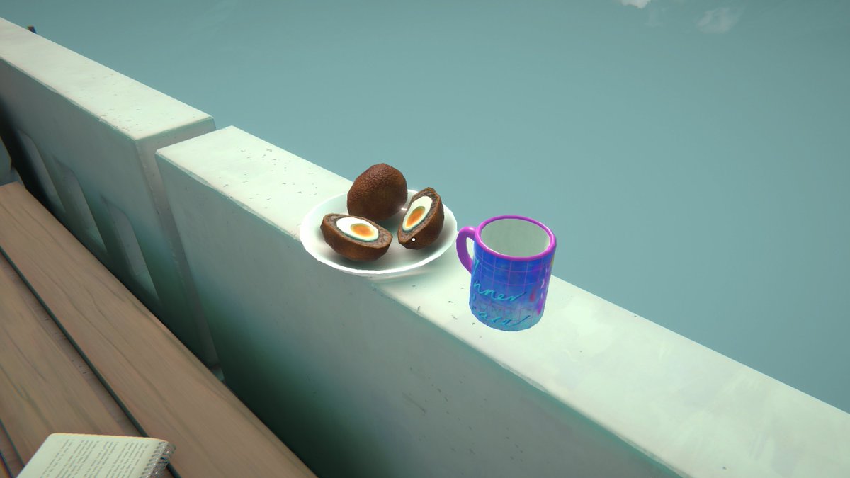 Huge congrats to the Viewfinder team. If you need proof of its authenticity here is a screenshot of a Scotch egg in the game. 🥲 FYI the photographic puzzler is on sale for £13.99 right now: store.playstation.com/en-gb/concept/…