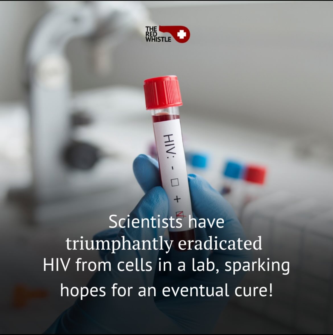 pozitivejourney's tweet photo. Cure is on it’s way ❤️.

🔜 We will live the world HIV Free 🫶🏼

@TheRedWhistle https://t.co/ZLuyag746z