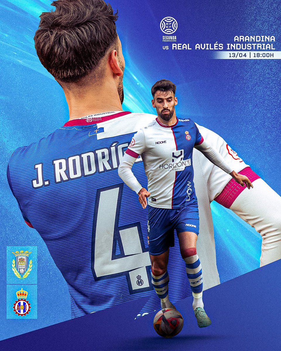 MATCHDAY! 🔵⚪️🔴

⚽ Segunda RFEF 
🆚 Arandina 
🏟️ Juan Carlos Higuero  
⏰ 18:00 

A por la victoria <a href="/RealAvilesInd/">Real Avilés Industrial</a> 🫵