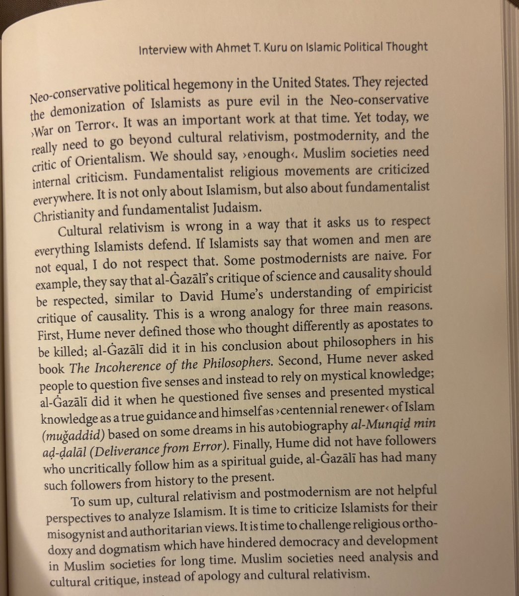 Why did Muslims reject Greek philosophy whereas they embraced Sasanian thought after the 11th century?
Why are cultural relativism & postmodernism misleading while analyzing Islamists today?
How do patriarchy & autocracy require a cultural critique?
researchgate.net/publication/37…