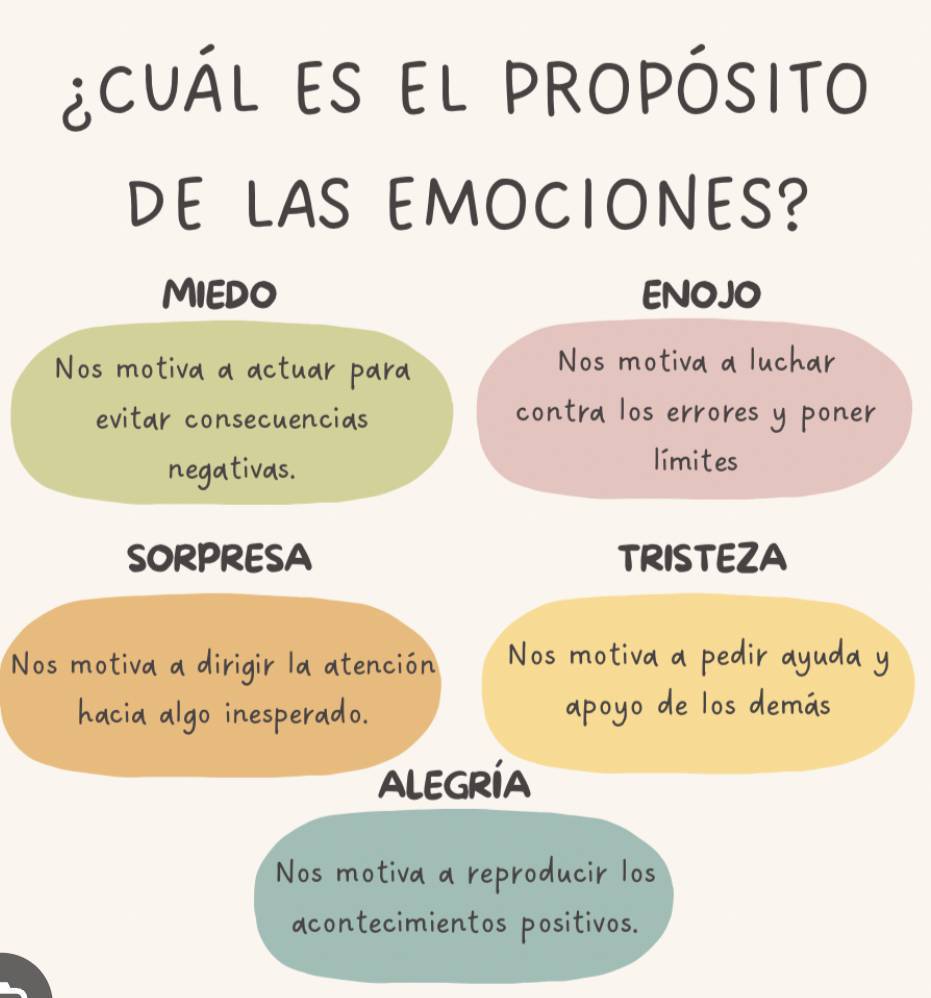 Las emociones tienen un objetivo adaptativo, por ello, no hay emociones útiles e inútiles, todas son útiles