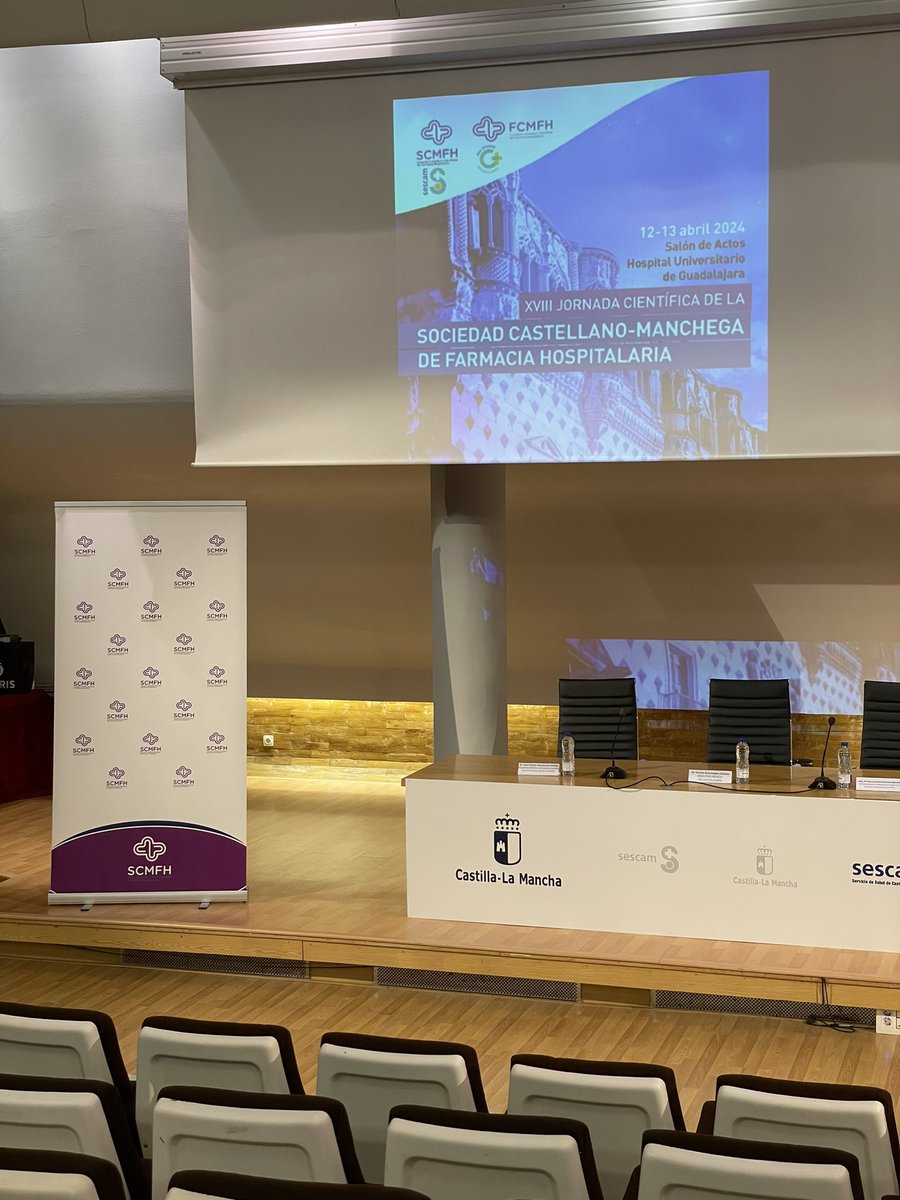 LuciaRA91's tweet photo. Comenzamos el sábado de la XVIII Jornada Científica de la Sociedad Castellano-Manchega de Farmacia Hospitalaria @SCMFH #Guadalajara @farmacuenca https://t.co/MEirqvDi45