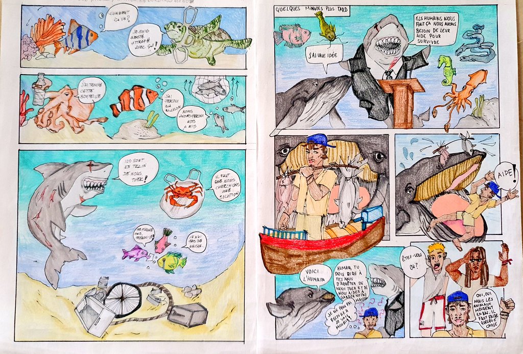 DelphiNor_'s tweet image. Getting ready for #EarthDay2024 🌍🎓🏫 ↔️
🌊🐳🐋🦈 Aren&apos;t Students mind-blowing when we give them a voice?🤙🏼[As part of Climate Action Project - #TeachSDGs #SDG14 #SDG13 #NoMorePlastic]