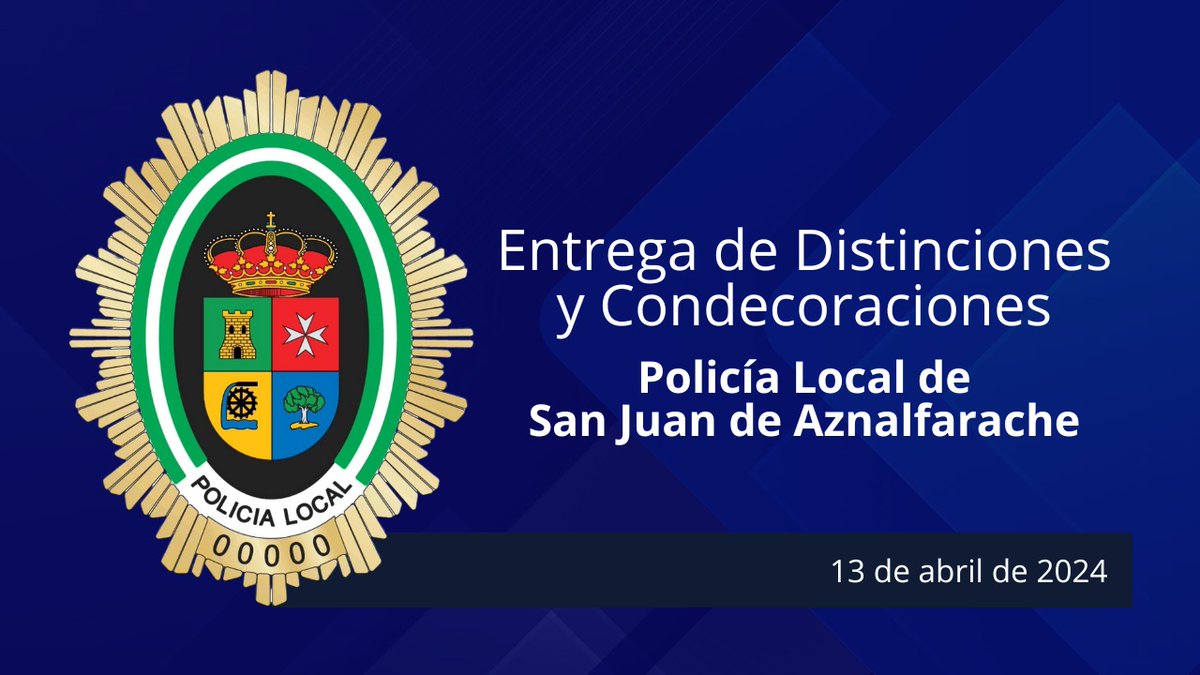 👮🏻Sigue en directo la gala de Condecoraciones y distinciones honoríficas de la Policía Local de San Juan. 🕛 12:00 horas. youtube.com/live/Ige0MGmoy…