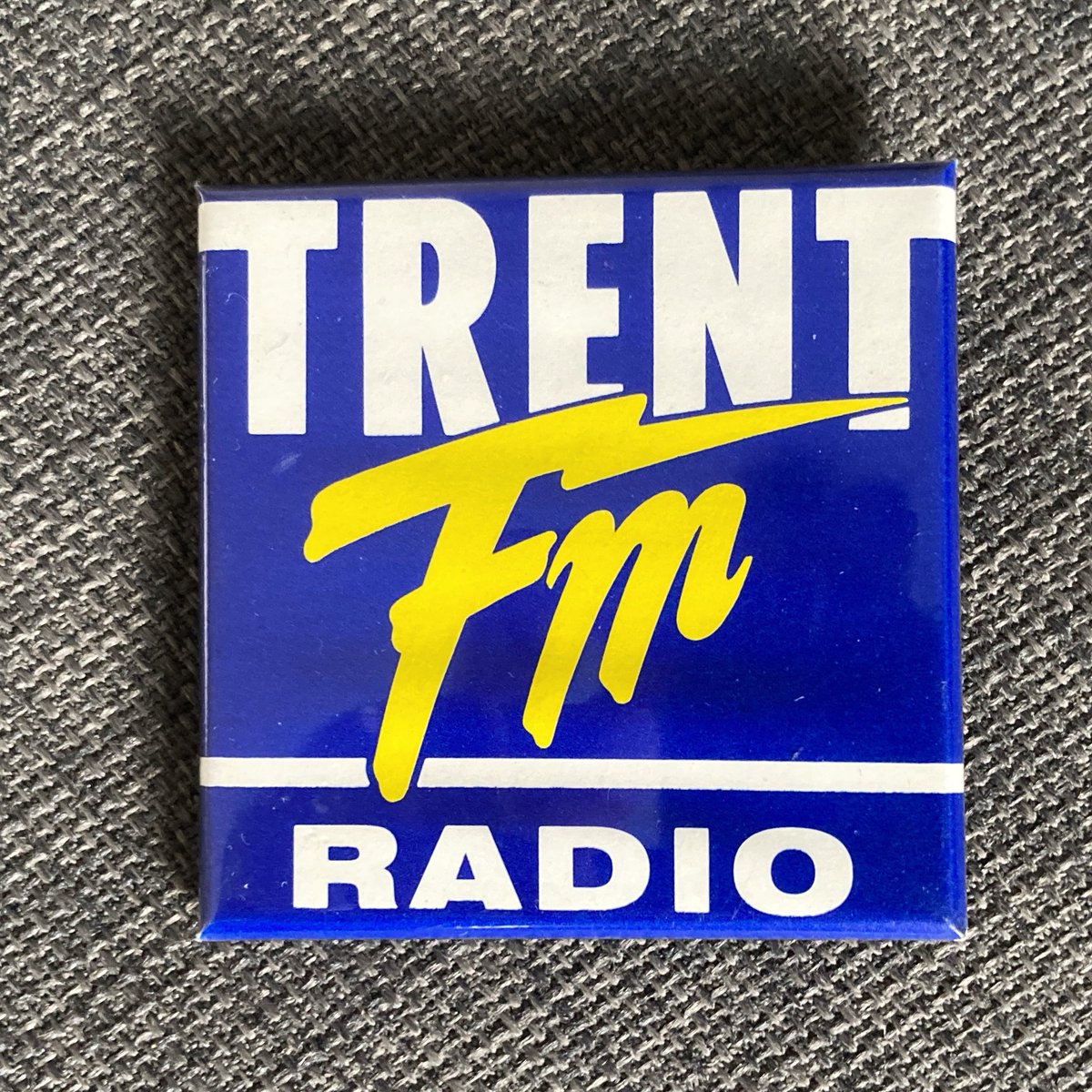 It was hip to be square in the 90s - especially according to this Trent FM badge.

We guess it makes sense though that, if you have a square logo, you make a square badge!

#radiomerch #trentfm #nottingham @RadioMugs #saturdaymerch #badges #anorak