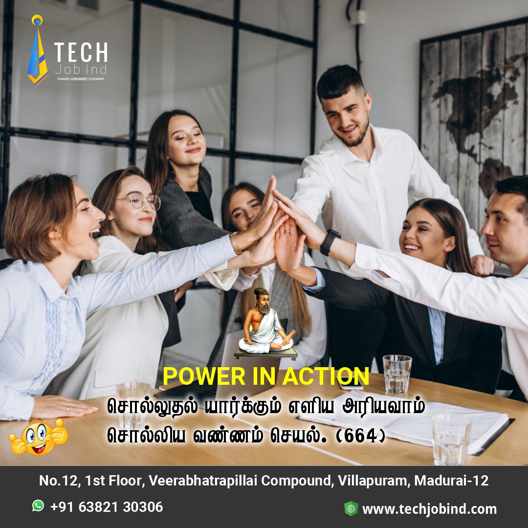 To say (how an act is to be performed) is (indeed) easy for any one; but far difficult it is to do according to what has been said. Thirukural - 664.

#Monday #mondaymood #mondayvibes #weekstart #freshweek #mondaymotivation #motivation #bracezintech #techjobind #techschoolind