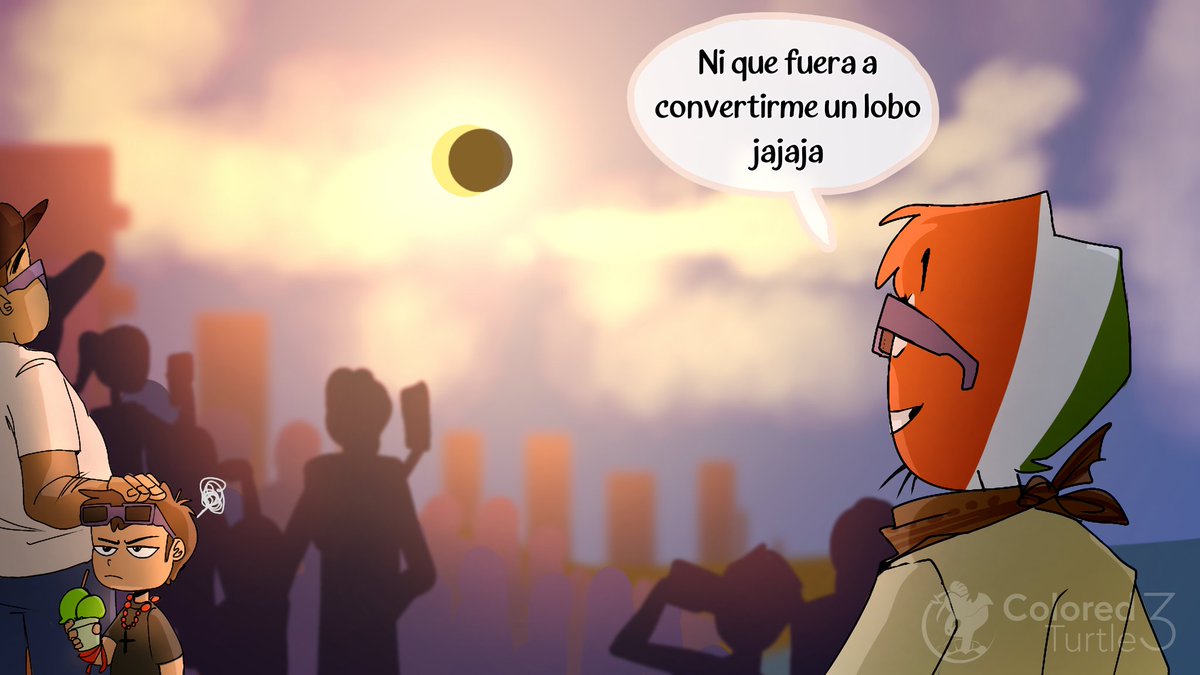 coloredturtle3's tweet photo. Eclipse 🌑
México deseando volver a verlo 👍����
Ya se que paso pero ni modos (⁠ ⁠；⁠∀⁠；⁠) las creencias de las personas 
#CountryHumans
#countryhumansmèxico #Eclipse2024 #humor #nahual #chmexico https://t.co/rCqJ0VaUf8