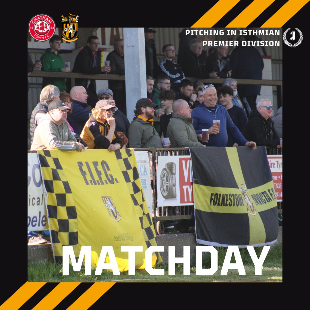 ⚽️ 𝗠𝗔𝗧𝗖𝗛𝗗𝗔𝗬 The final Kent Derby of the season. Lets go 👊🏻 🆚 @ChathamTownFC 🏆 @IsthmianLeague 🏟 Bauvill Stadium ⏰ 3pm 💷 £12/8/3 #fifc | 🟠⚫️