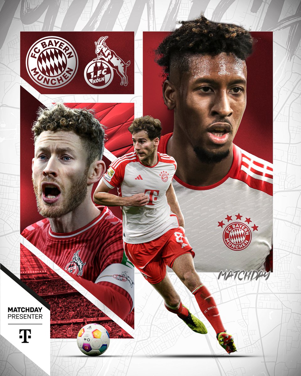 #Anzeige | 🔴 𝐁𝐔𝐍𝐃𝐄𝐒𝐋𝐈𝐆𝐀 𝐌𝐀𝐓𝐂𝐇𝐃𝐀𝐘 ⚪

#packmas gegen Köln! 🙌

#MiaSanMia #FCBayern