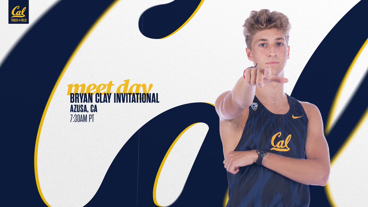 𝑴𝑬𝑬𝑻 𝑫𝑨𝒀 Ready to run today at the Bryan Clay Invitational! ⏰ 7:30 a.m. PT 💻($) FloTrack 📊 calbea.rs/49D6o7b #GoBears🐻