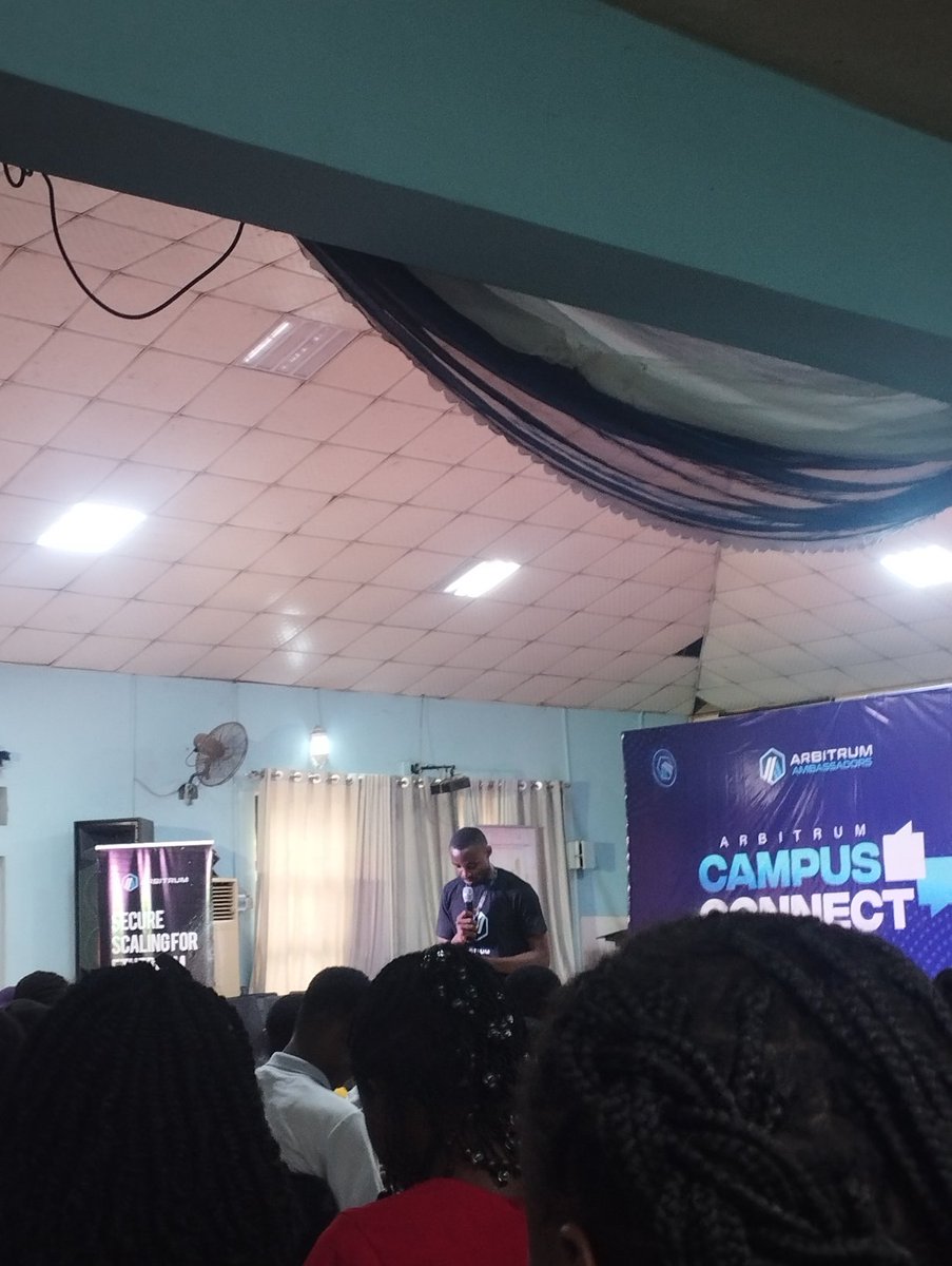 BigVera8's tweet image. @ArbCConnect
@Fembros1
#Arbitrum
#arbitrumcampusconnect
Gaining insight into the block chain and web3 industry.
Learnt about centralized and decentralized exchange. 💥
Met @Queen_Kaffie