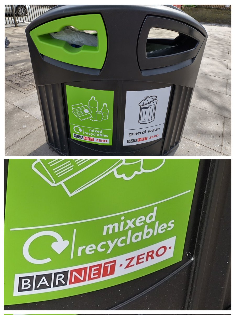 alan_s01's tweet image. Great to see a new @BarnetCouncil bin in North Finchley allowing on the go recycling and promoting #BarNETZERO